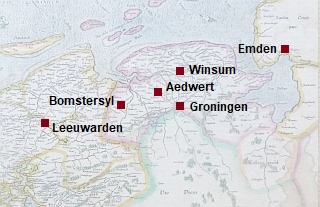 Friesland en Groningen