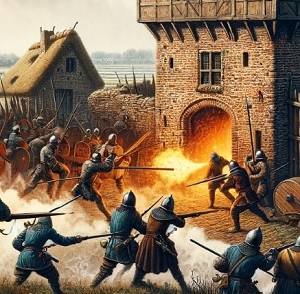 Aanval stins in Irnsum