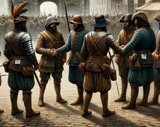 De stad wordt overgegeven