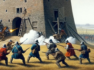 de stins wordt aangevallen